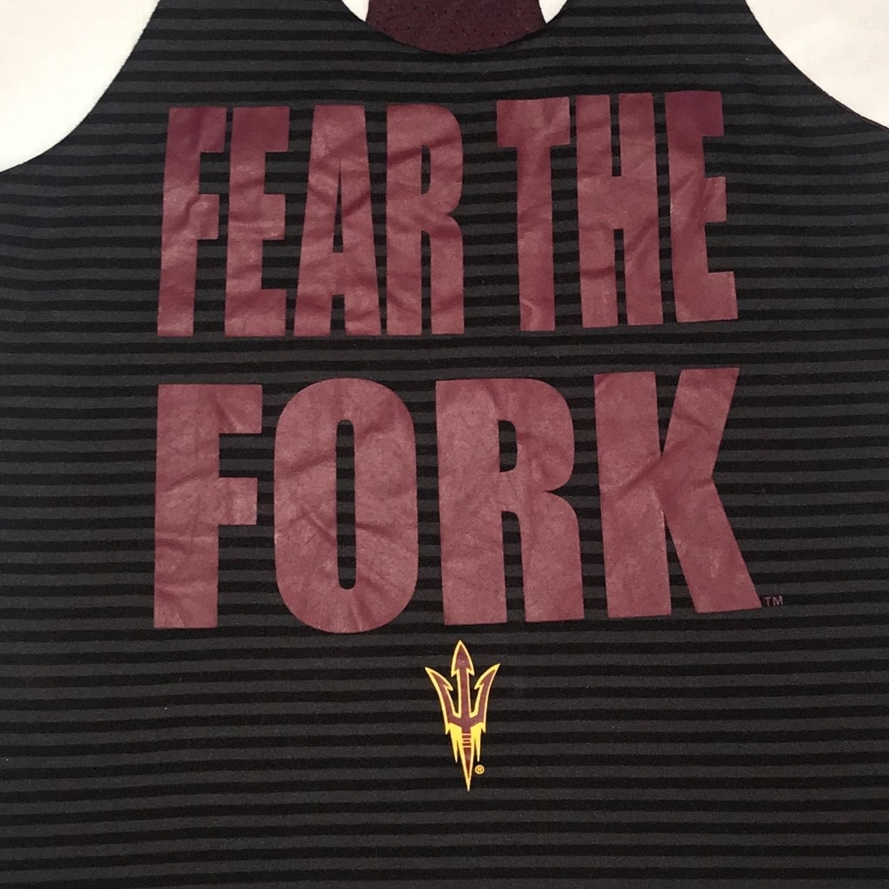 ASU - Fear The Fork Reversible Tank Top - Size S